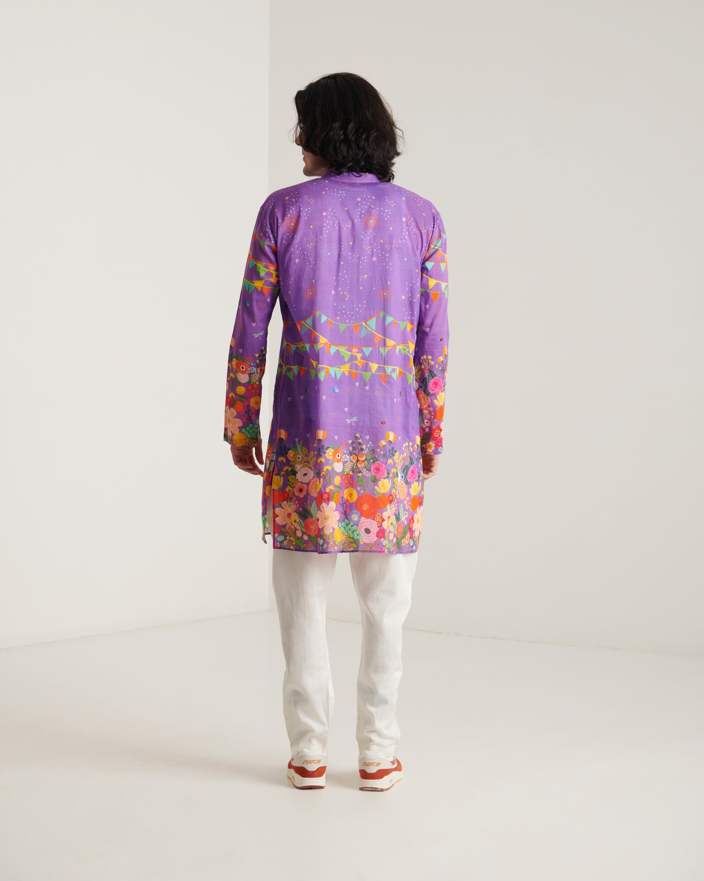 Purple Carnival Printed Kurta Set