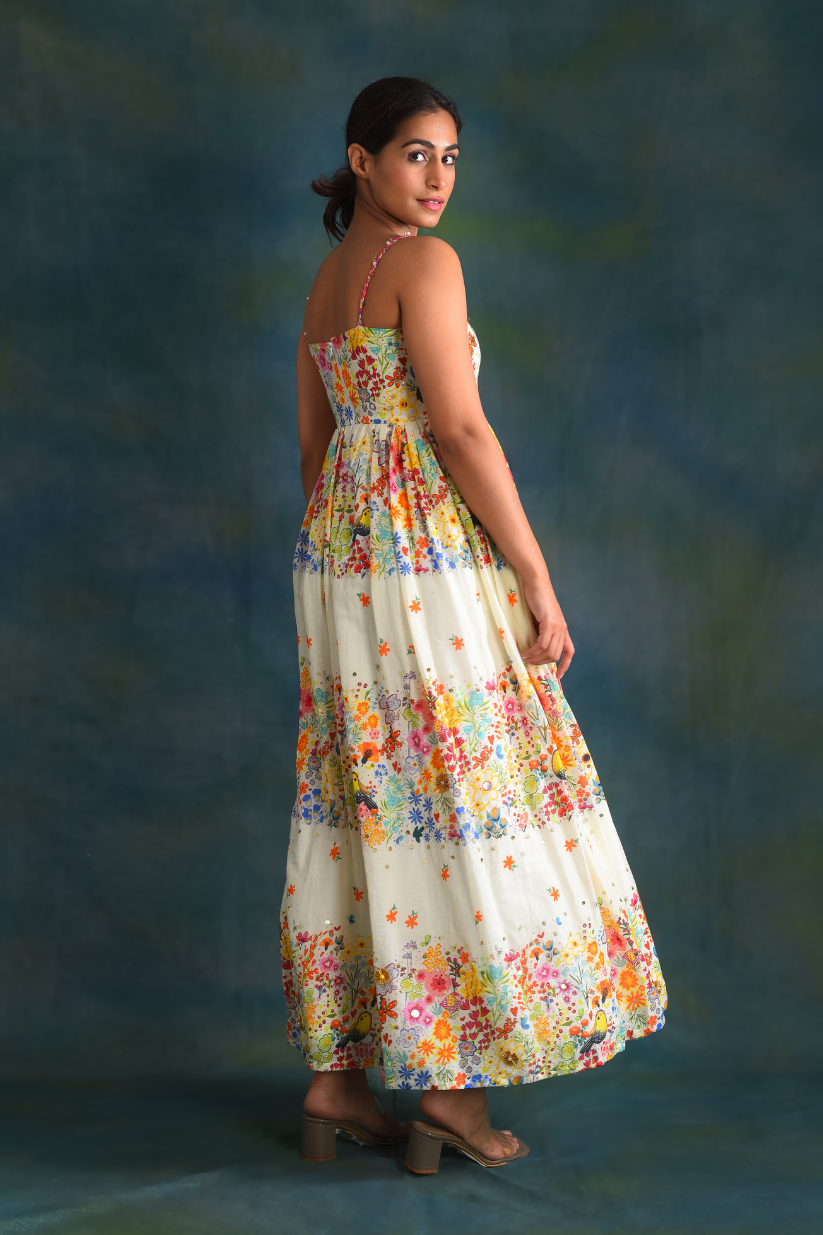Cream Cotton Dress