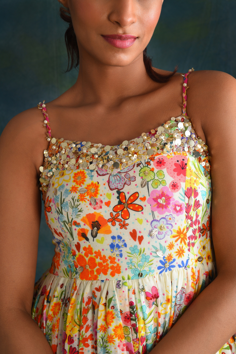 Cream Cotton Dress