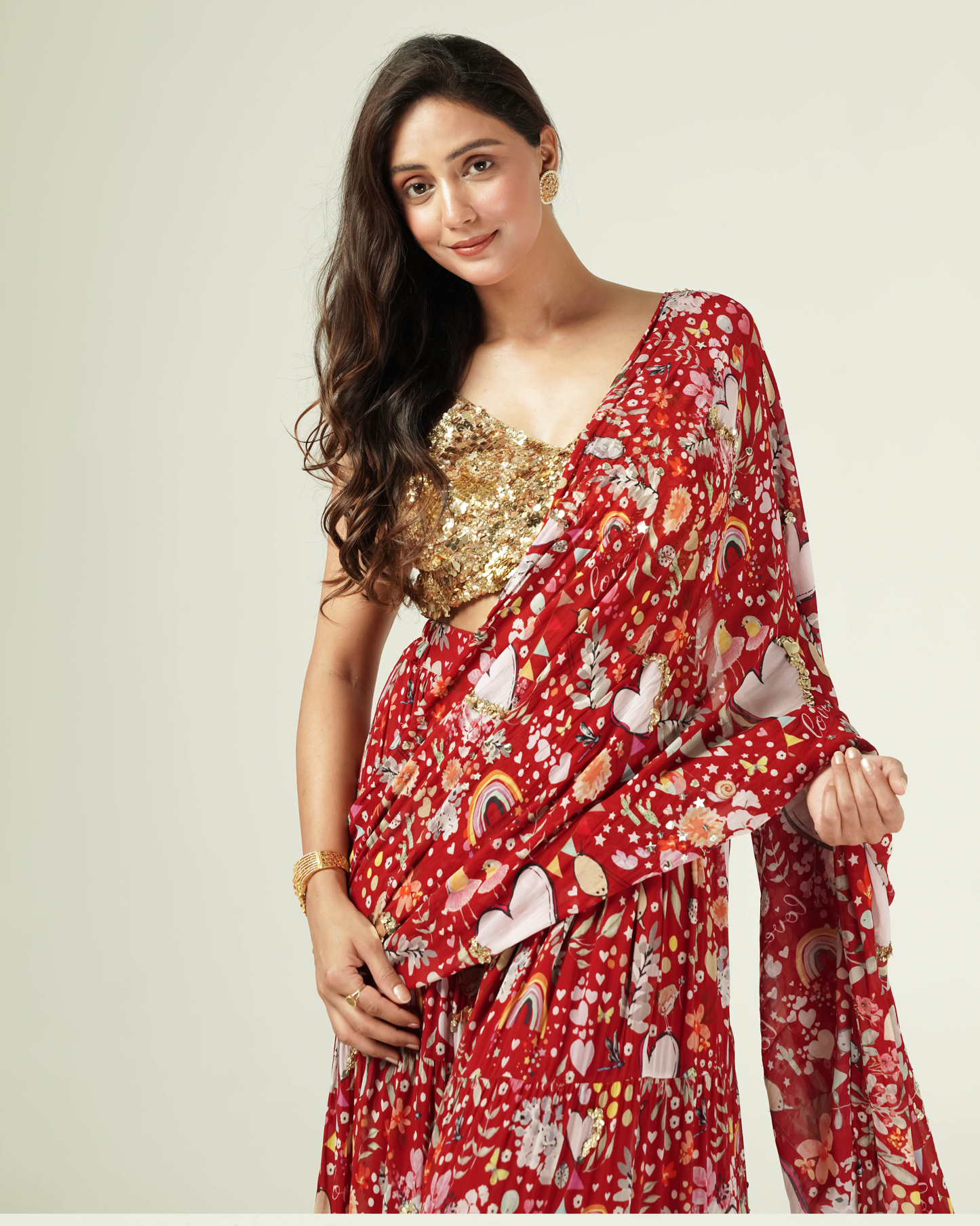 Love Story Pre-Draped Saree