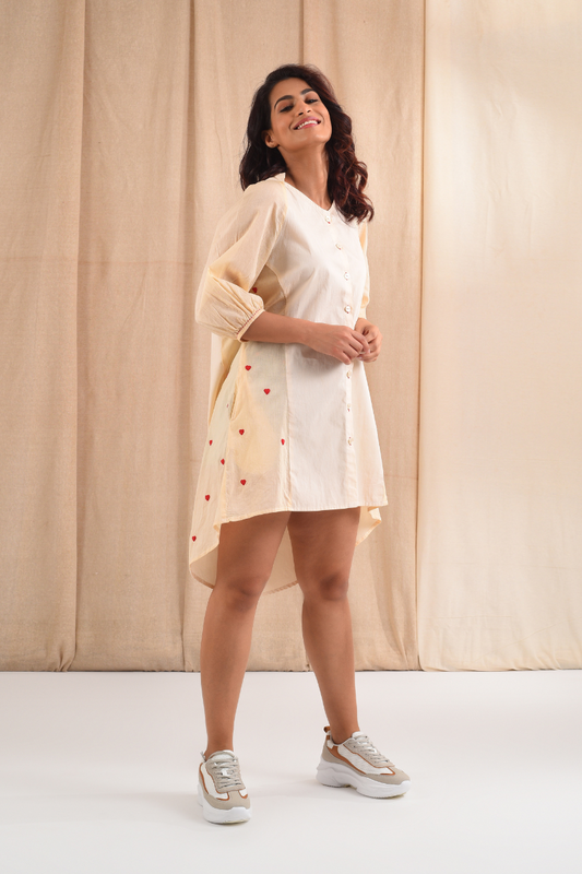 Cream Cotton Shirt