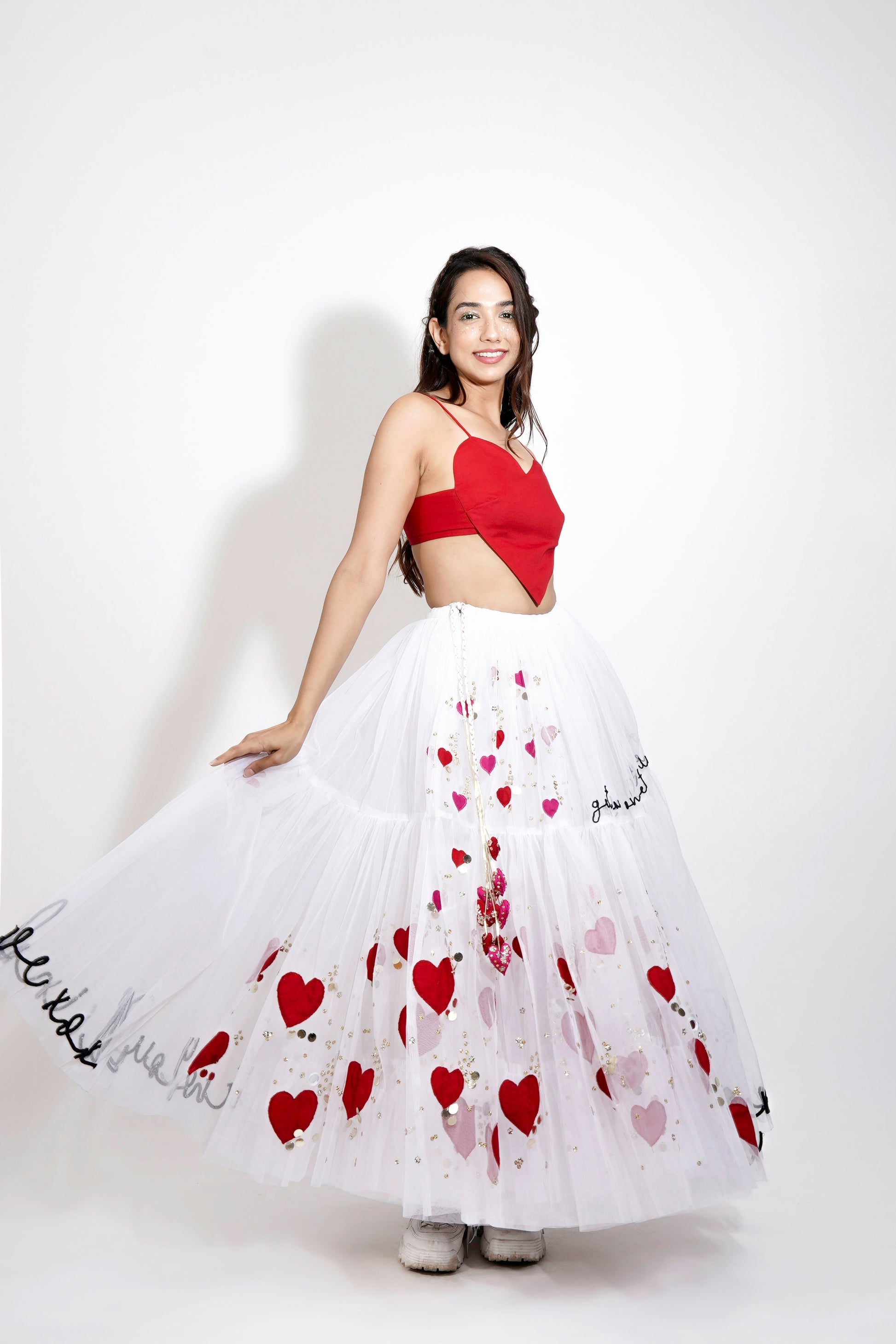 net lehenga