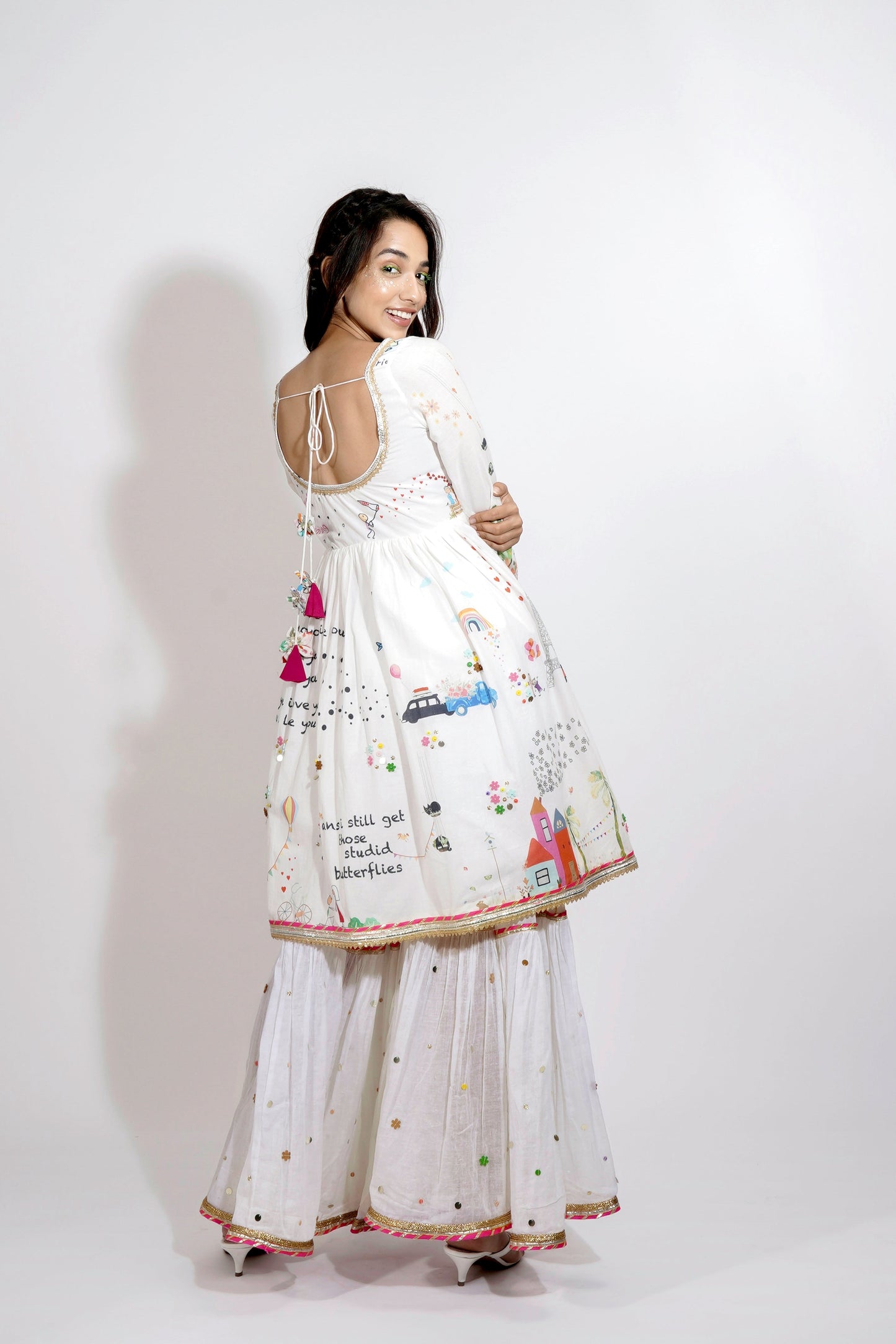 Europe Kurta with sharara set