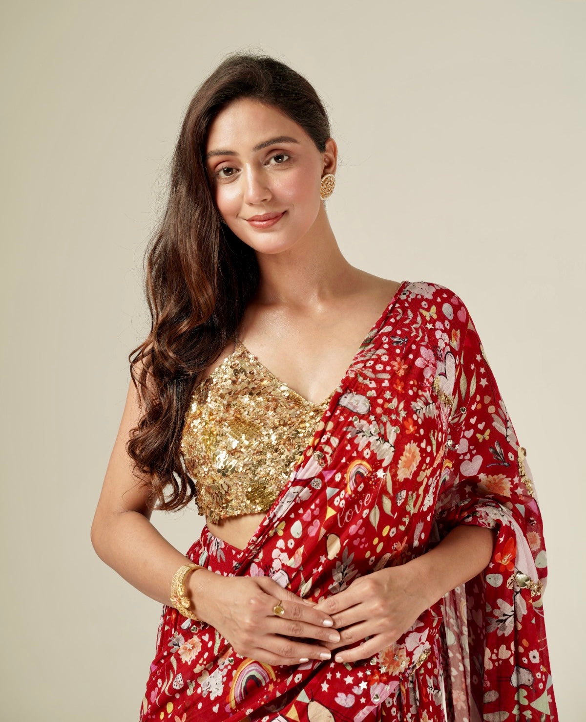Love Story Pre-Draped Saree