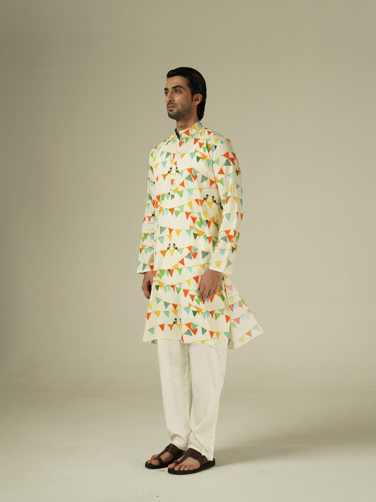 Carnival bunting kurta set