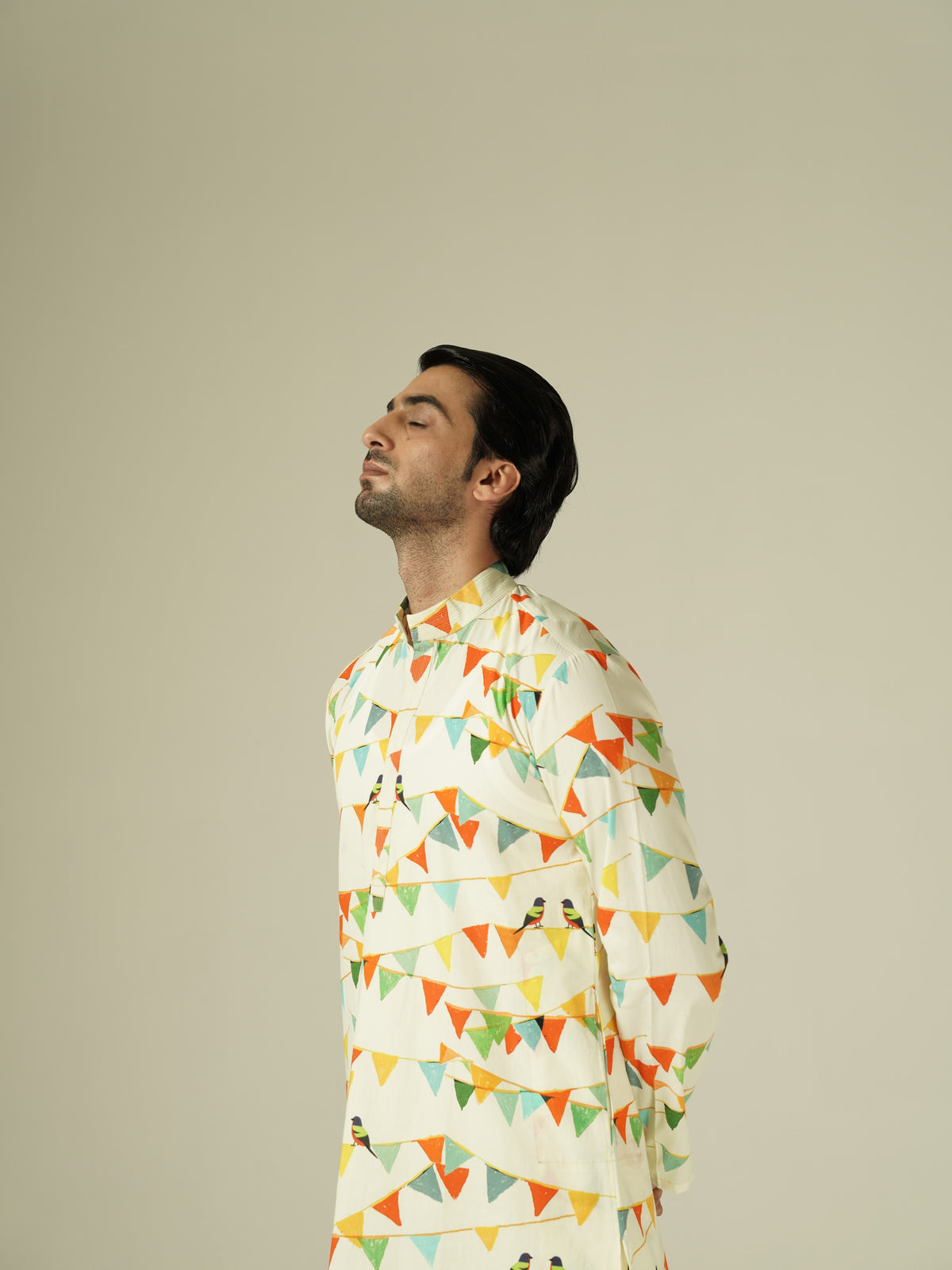 Carnival bunting kurta set