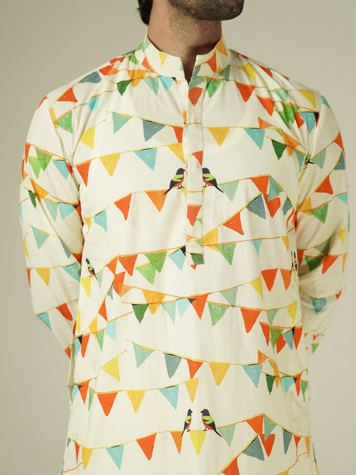 Carnival bunting kurta set