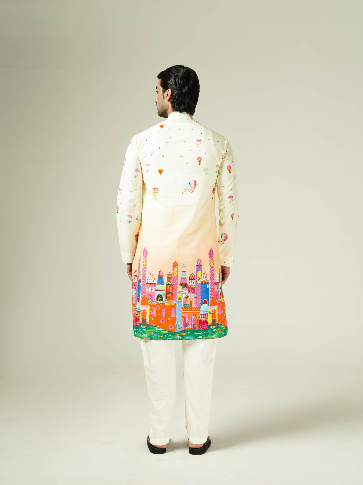 green carnival kurta set