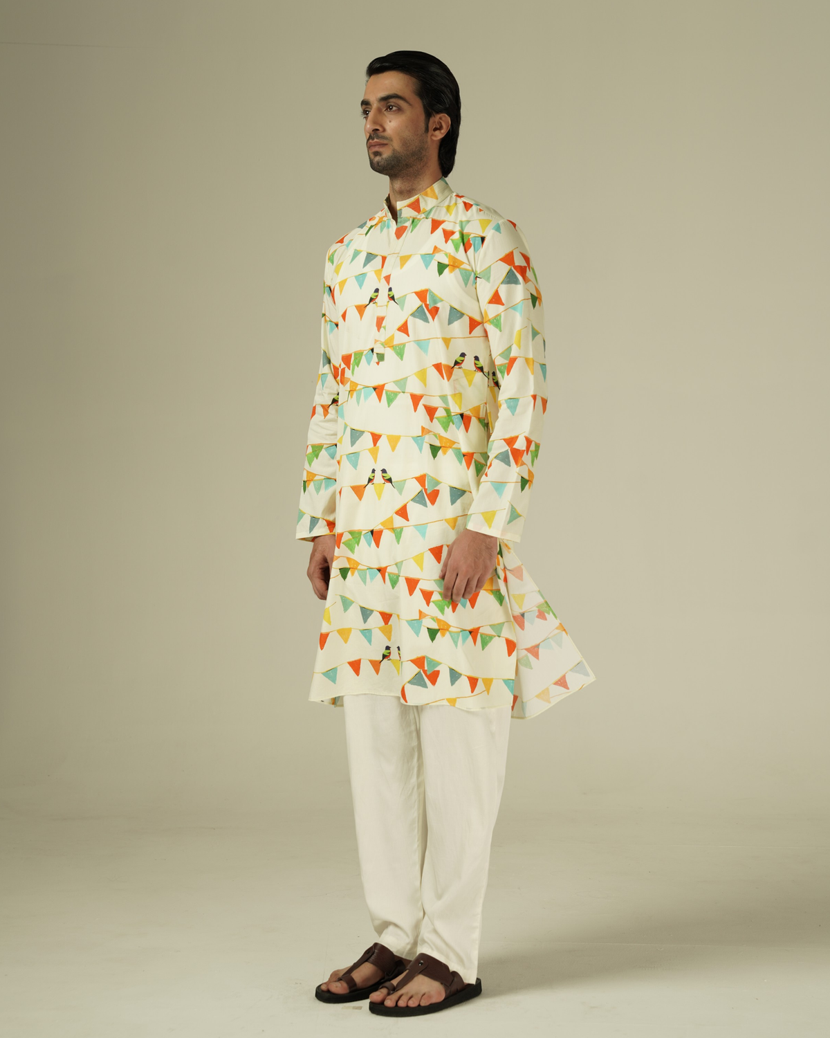 Carnival bunting kurta set