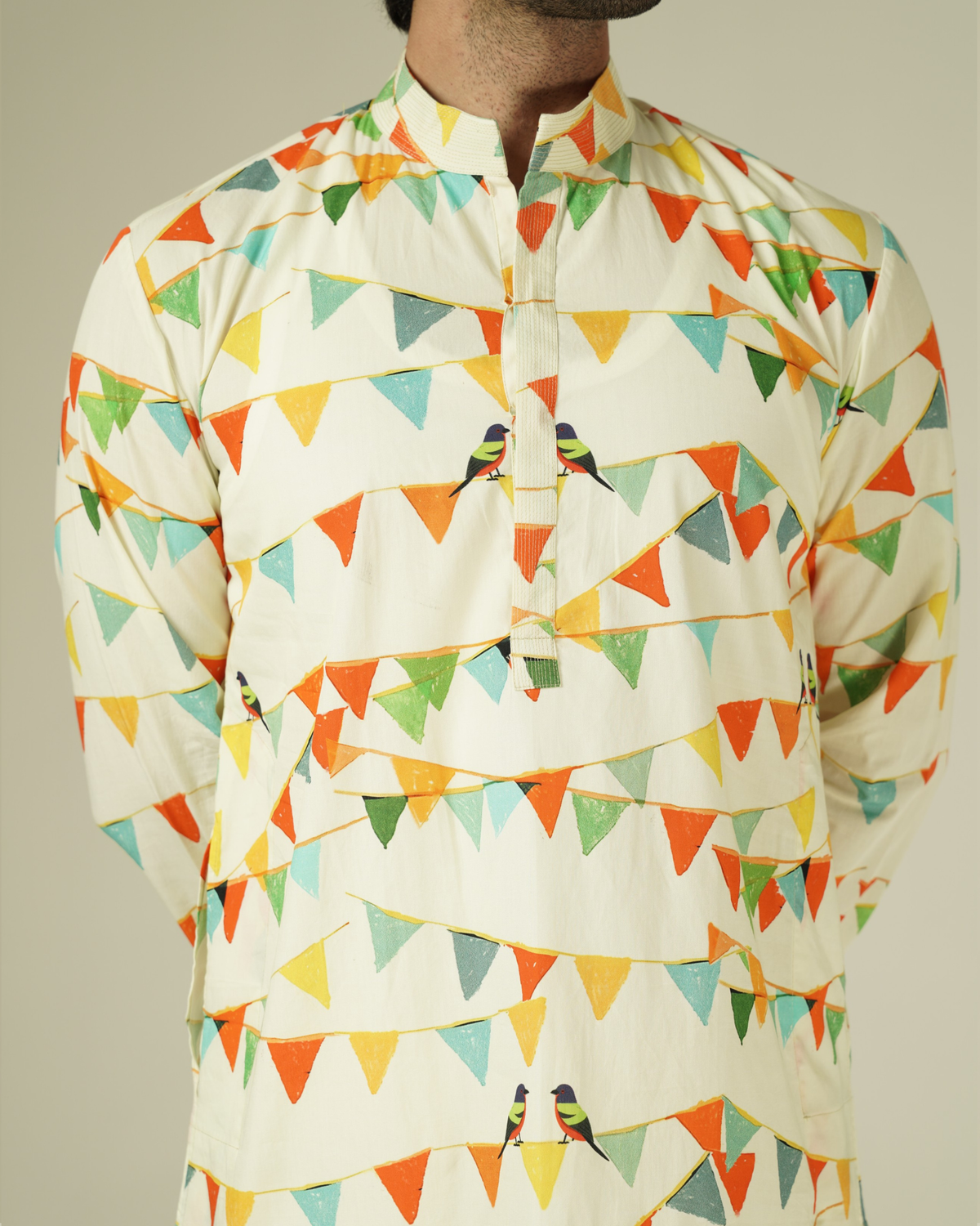 Carnival bunting kurta set