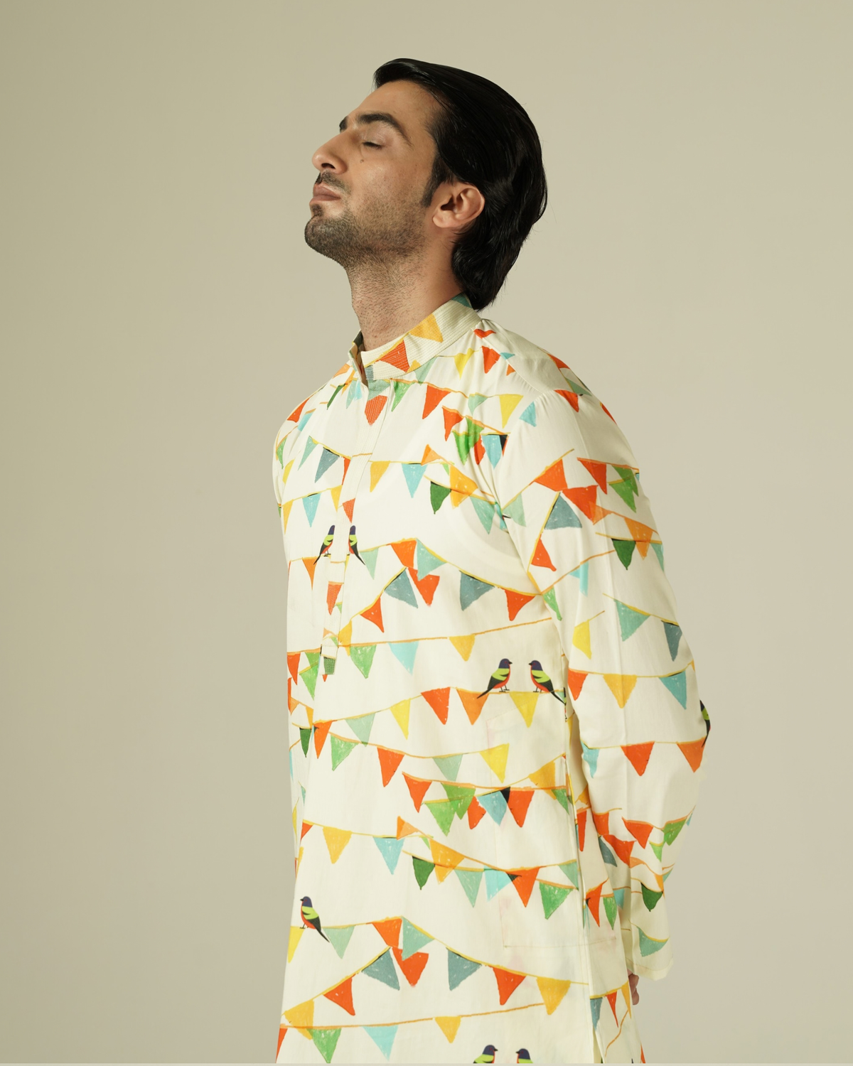 Carnival bunting kurta set