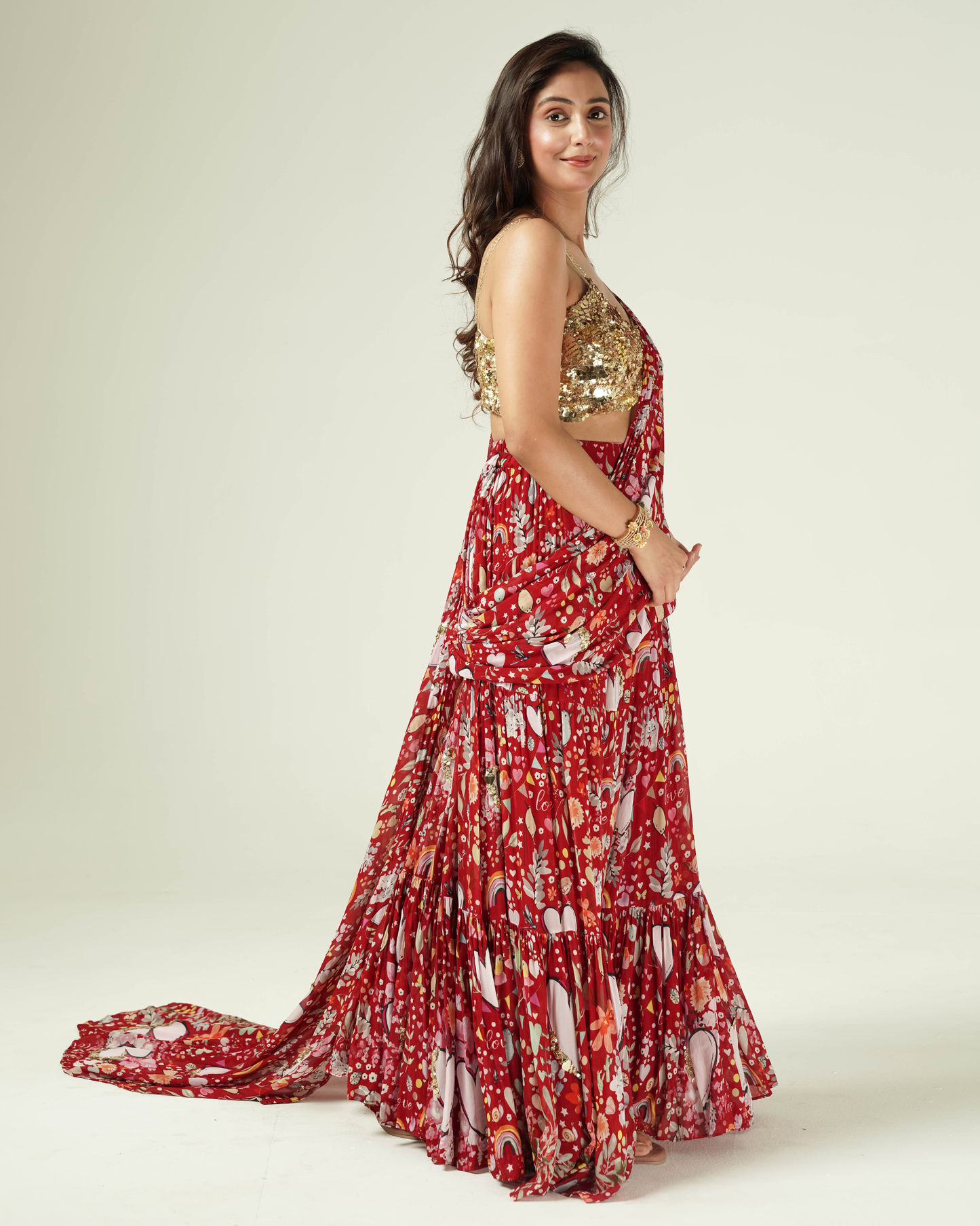 Love Story Pre-Draped Saree