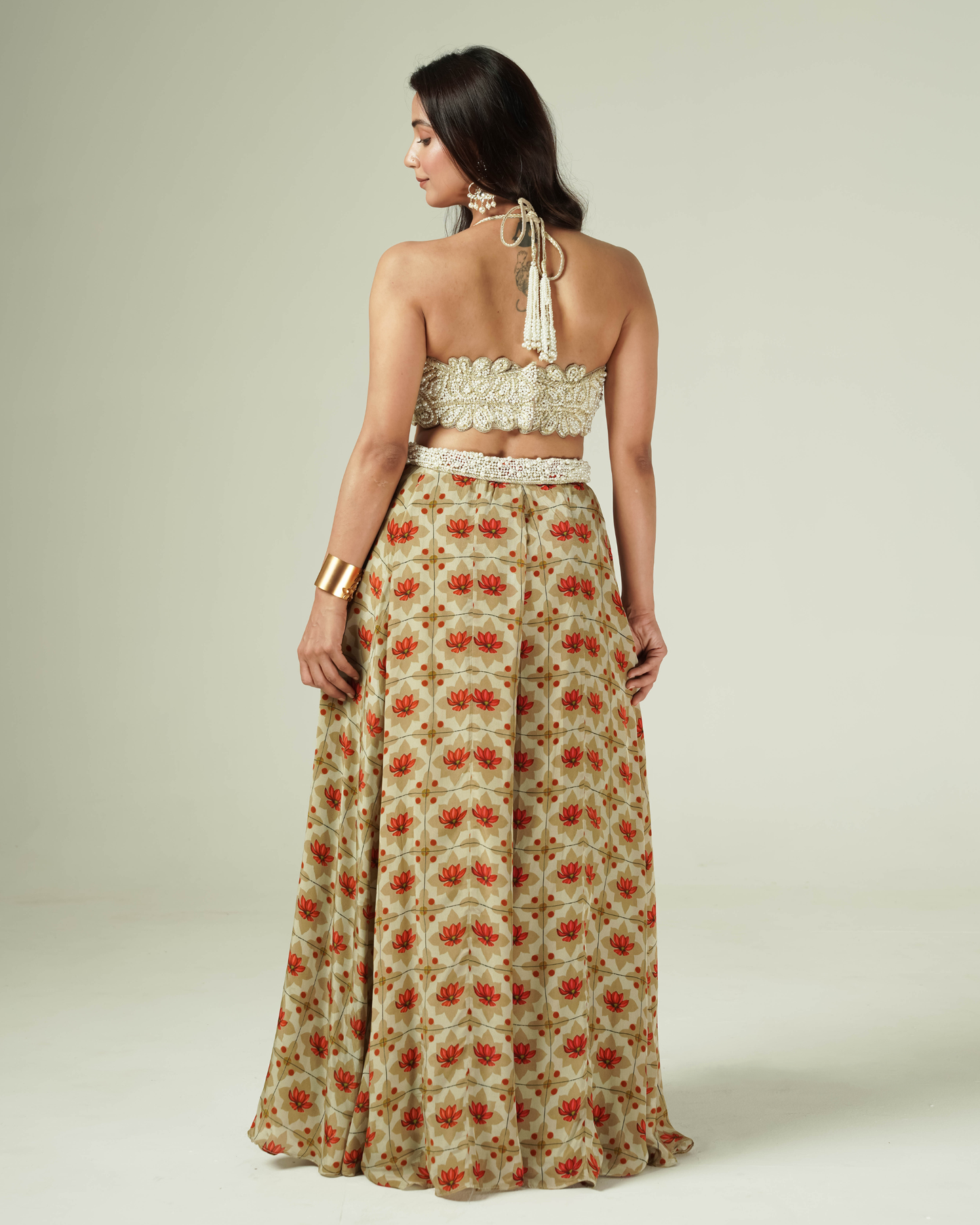 Lotus Pearl Palazzo Set