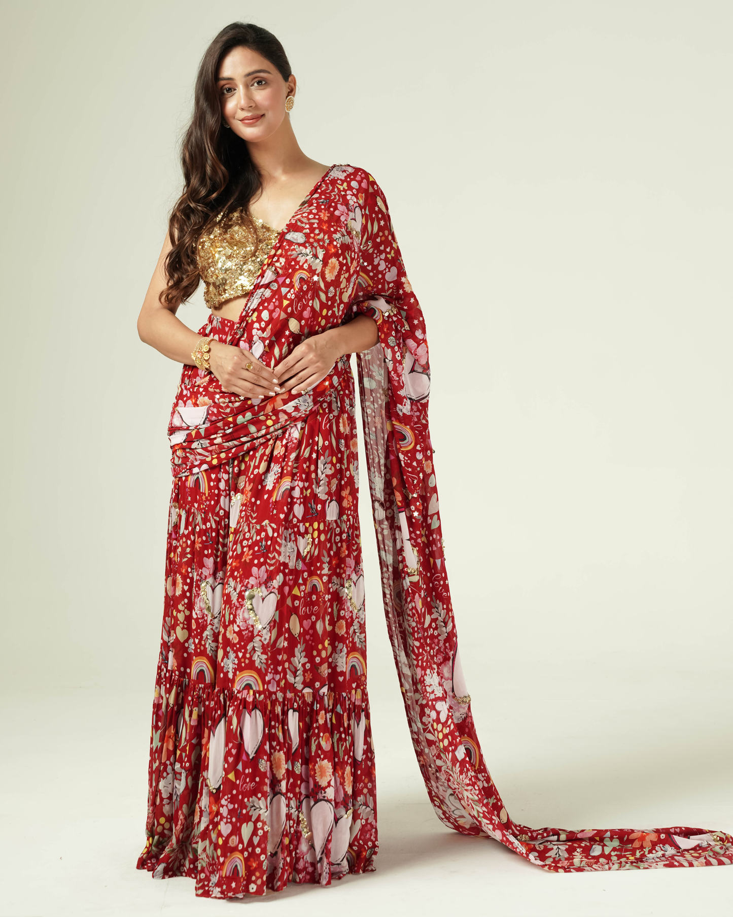 Love Story Pre-Draped Saree