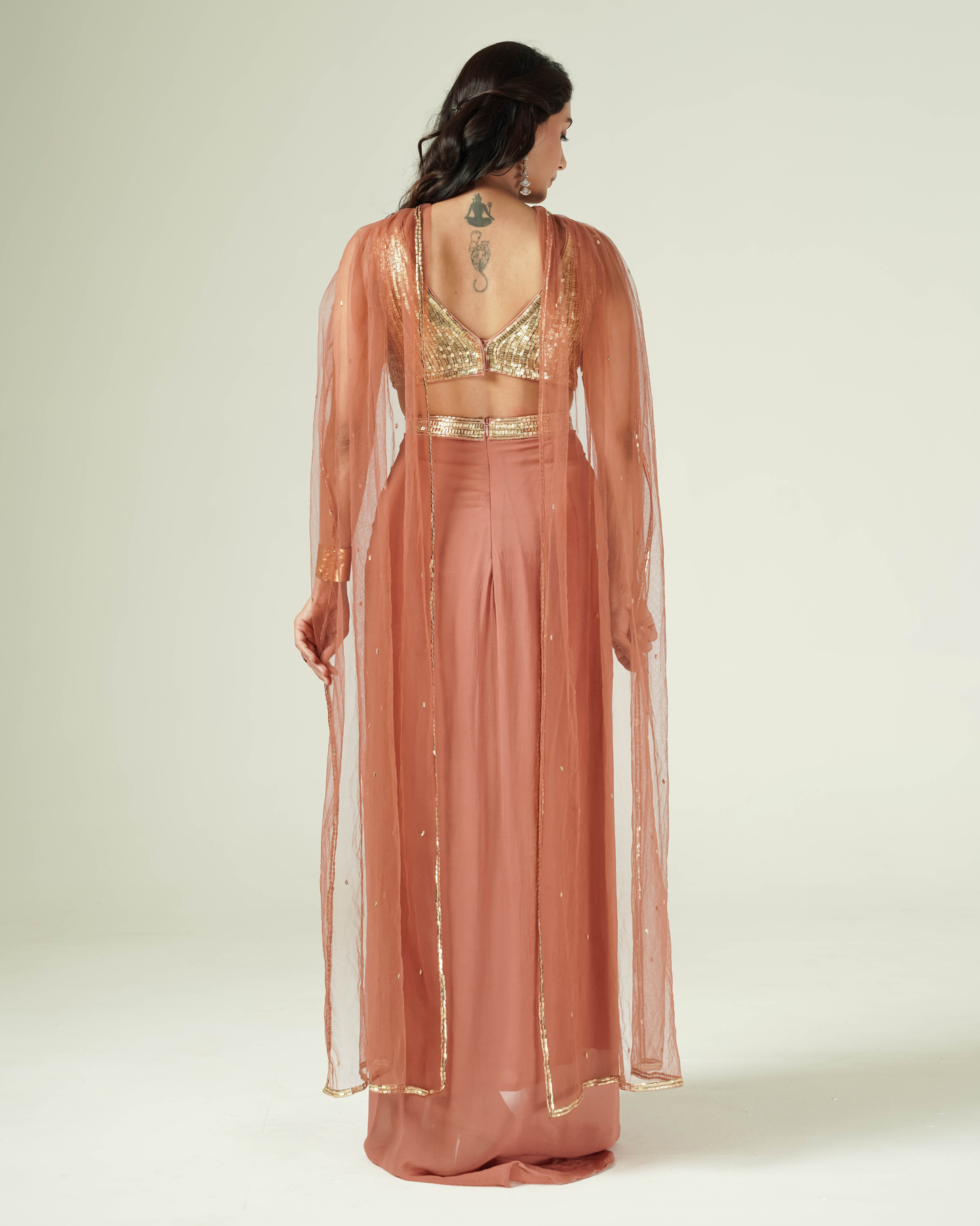 Aurelia Draped Skirt Set