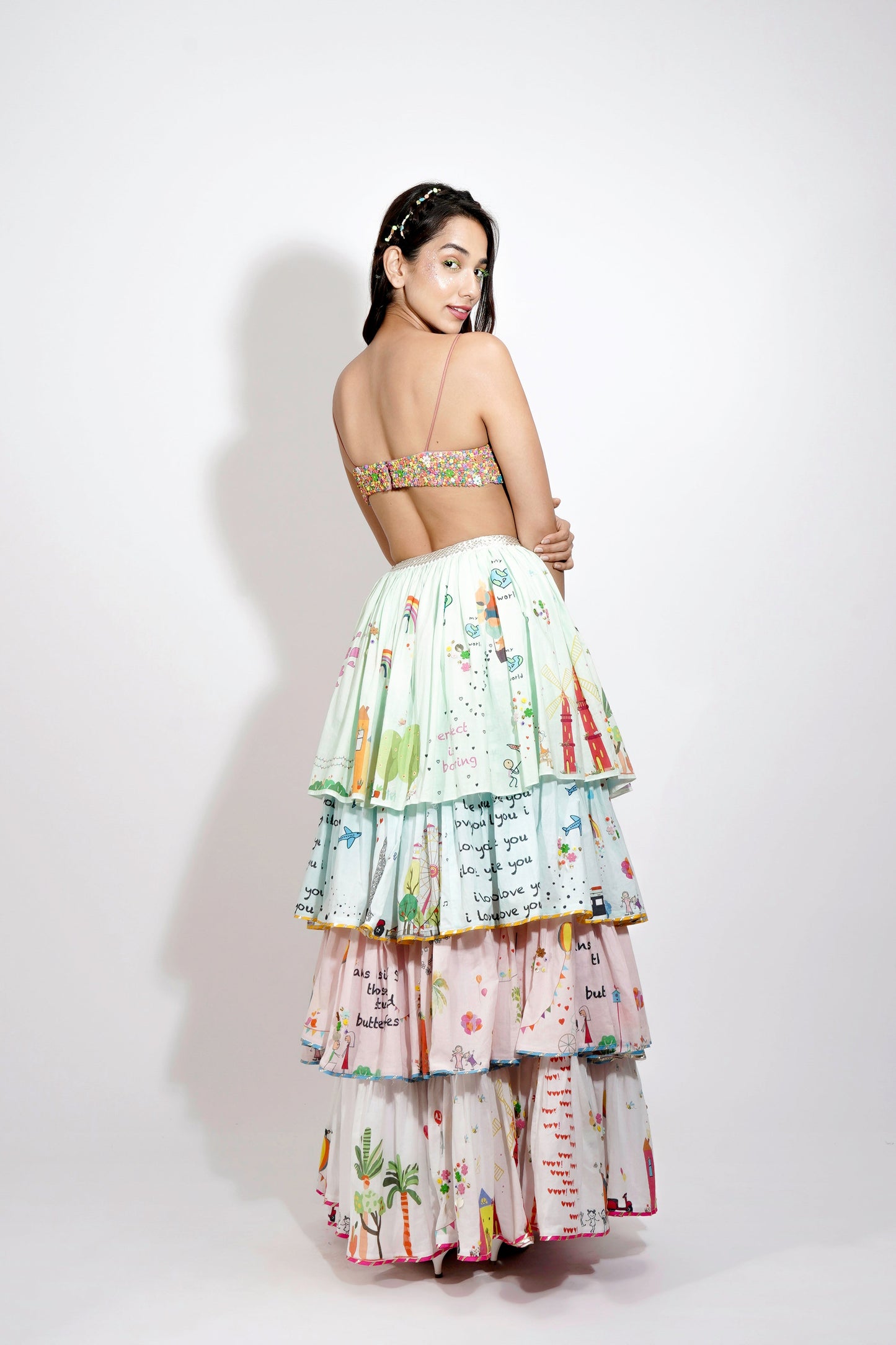 cotton  lehenga